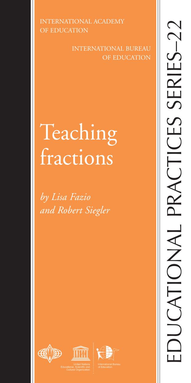 Teaching Fractions